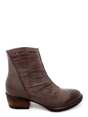 Sbicca Ankle Boots “Jeronimo” Brown Leather Size 6 New in Box Western Booties